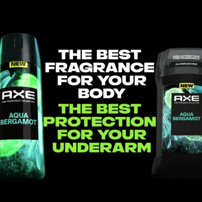 Axe Fine Fragrance Collection Antiperspirant Deodorant Spray, Aqua Bergamot, 4 oz - Image 2