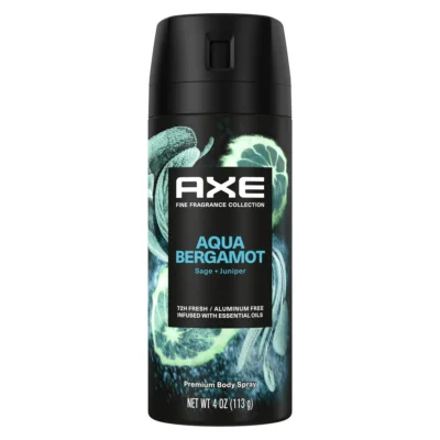 Axe Fine Fragrance Collection Antiperspirant Deodorant Spray, Aqua Bergamot, 4 oz