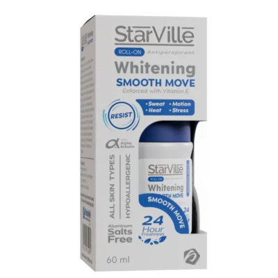 StarVille Roll-on Antiperspirant Whitening Smooth Move 60ml - Image 2