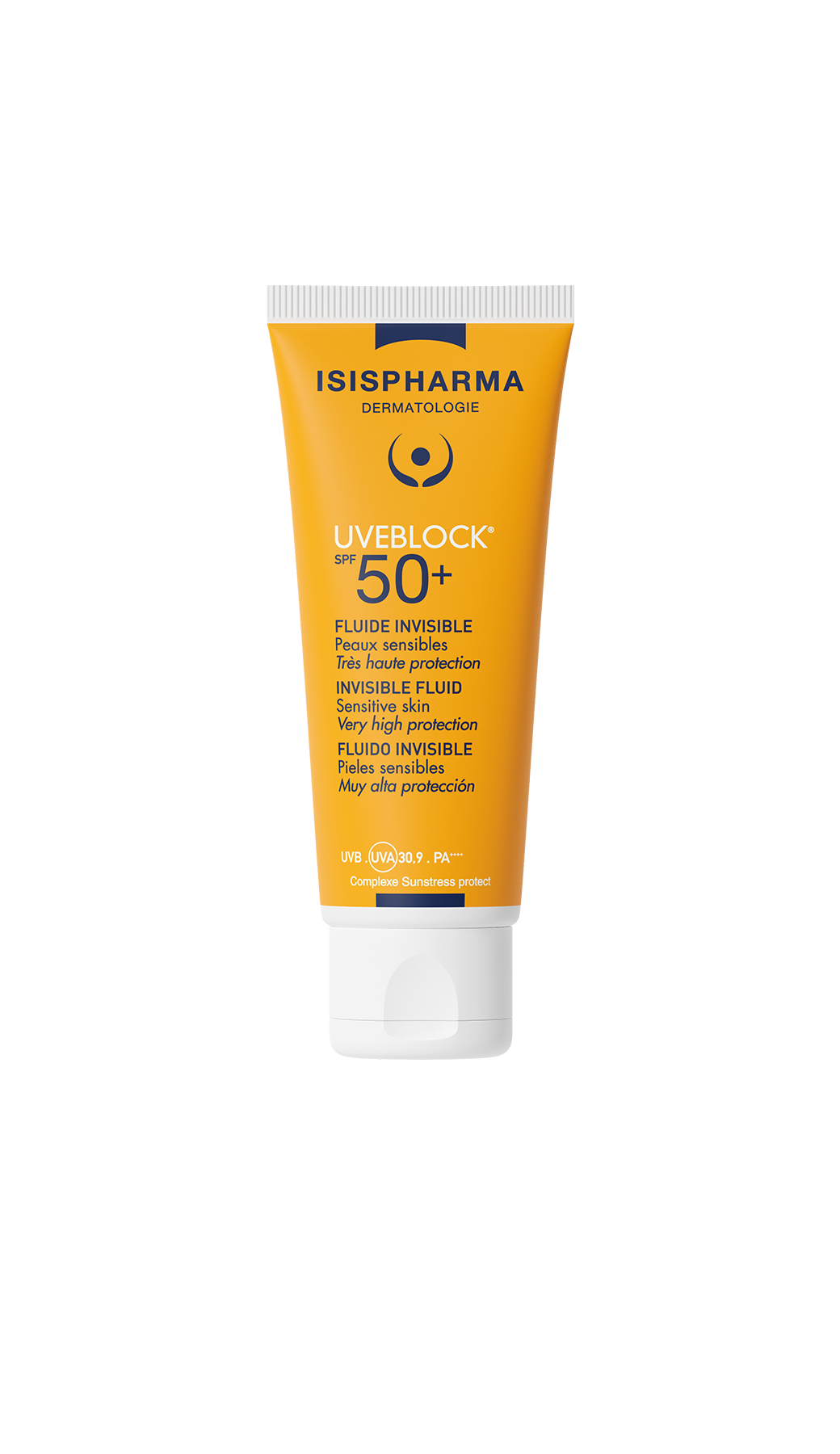 ISIS-Uveblock-Fluide-Invisible-40ML Isis Pharma Uveblock SPF50+ Invisible Fluid 40ML - Image 1