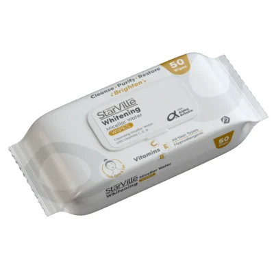 StarVille Whitening Micellar Water Wipes 50 - Image 2