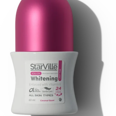 Starville Whitening Roll on Light Pink with Coconut Scent 60 ml - Image 2
