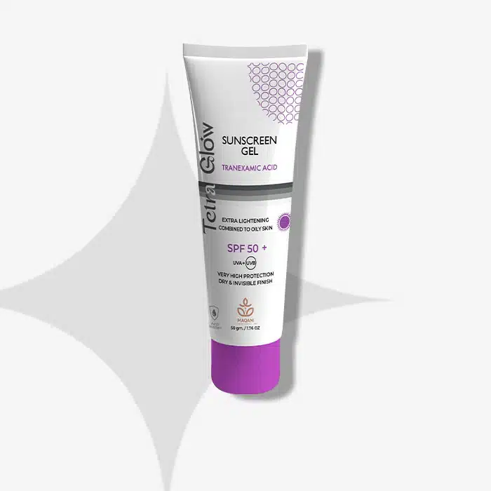 Tetra-Glow-Sunscreen-Gel-50-gm.jpg Tetra Glow Sunscreen Gel SPF50 (50 ml) - Image 1