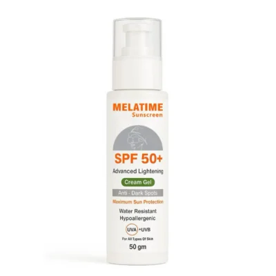 Melatime sunscreen SPF 50+ (Advanced Lightening formula )
