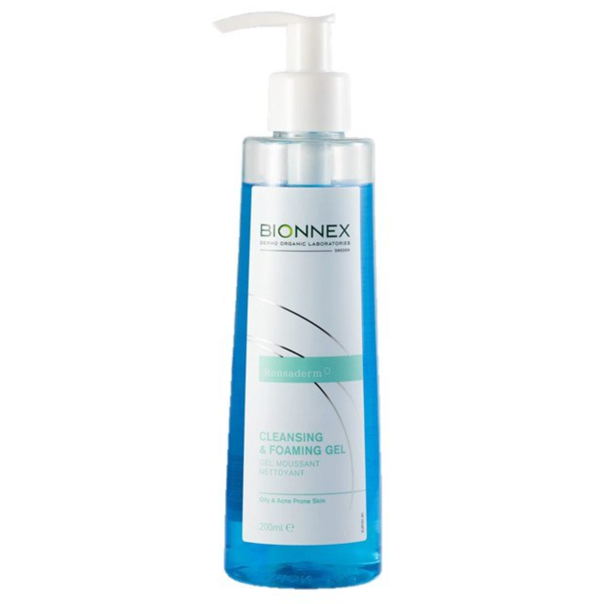 bionnex rans cleansing foaming gel updated 200ml Bionnex Rensaderm Cleansing and Foaming Gel 200ml - Image 1