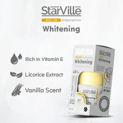Starville Whitening Roll on Sweet Vanilla 60 ml - Image 3
