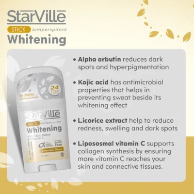 StarVille Whitening Stick Lavender Grace 60 ml - Image 3