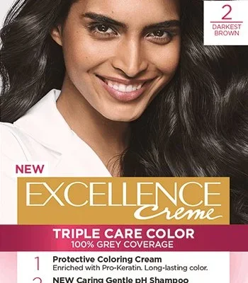 L'Oréal Paris | Excellence Crème | Excellence Crème Permanent Hair Colour | 2 Dark Brown