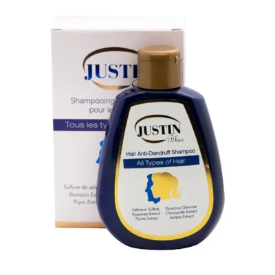 Justin Blue Shampoo 175ML - Image 2