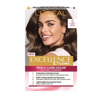 L'Oréal Paris | Excellence Crème | Excellence Crème Permanent Hair Colour | 5 Medium Brown